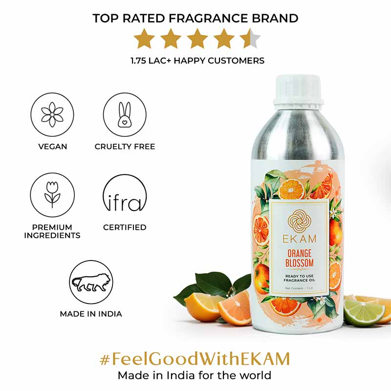 Orange Blossom Ready To Use Fragrance Oil, 1 Litre