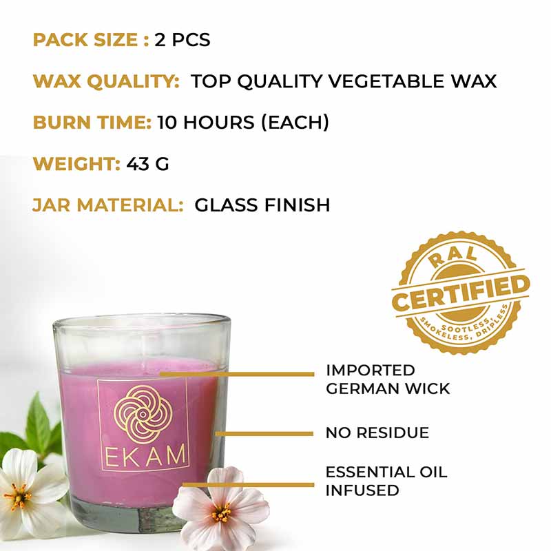 2 Pack Candle Gift Box | Honey and Lemon & Clary Sage
