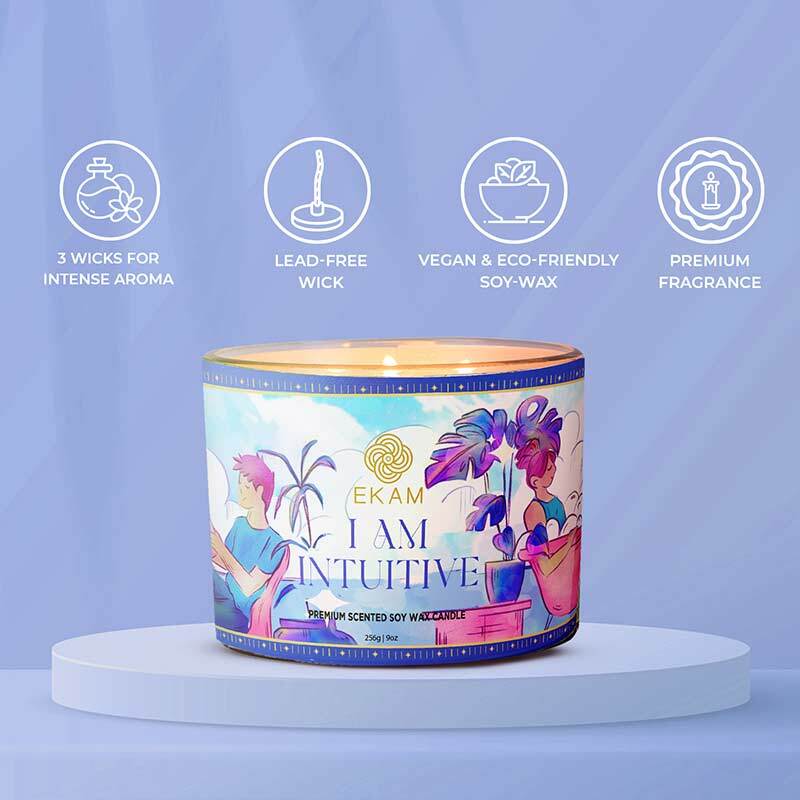 I am Intuitive Scented 3 Wick Candle