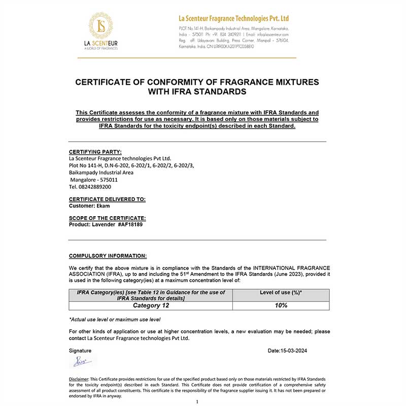 Lavender Shot Glass Scented Candle