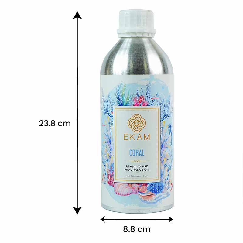 Coral Blue Ready To Use Fragrance Oil, 1 Litre