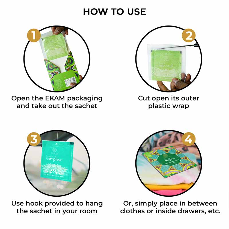 Combo Pack of 5 Cedar Scented Sachets