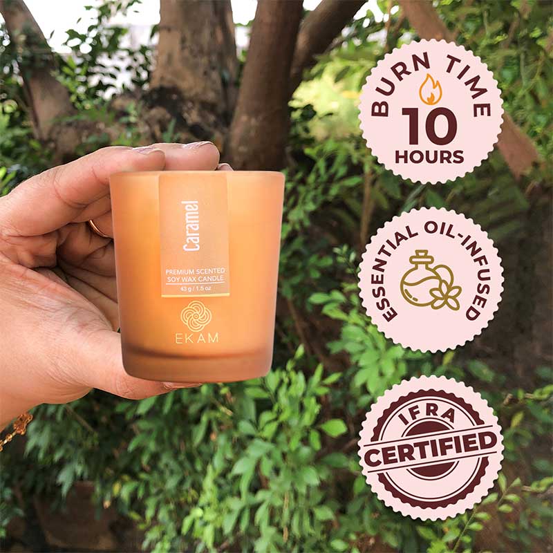 Caramel Shot Glass Scented Candle