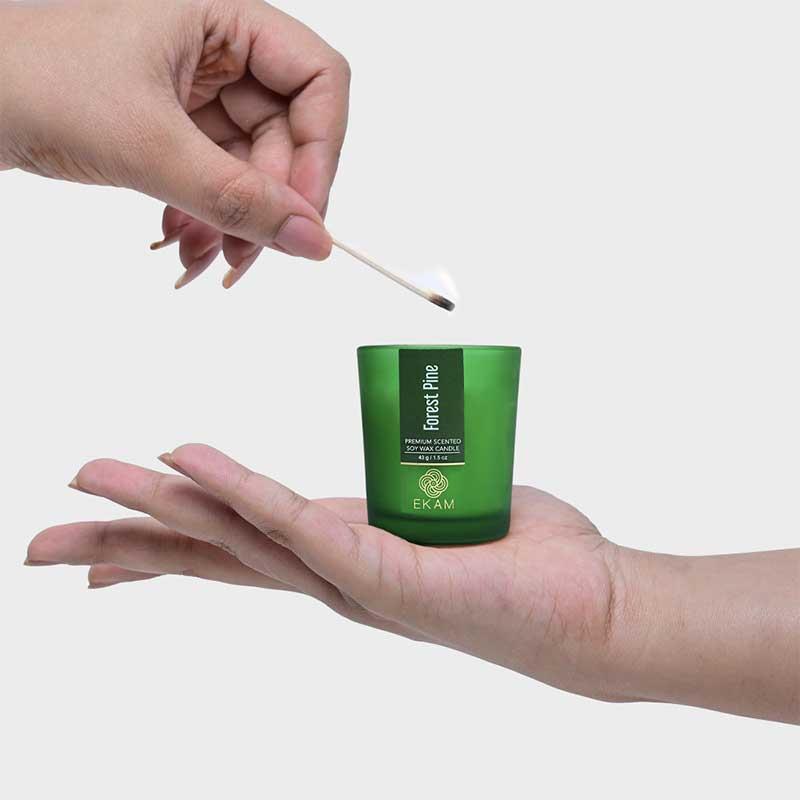 Forest Pine Shot Glass Scented Candle