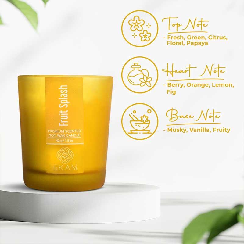 Fruit Splash Shot Glass Scented Candle