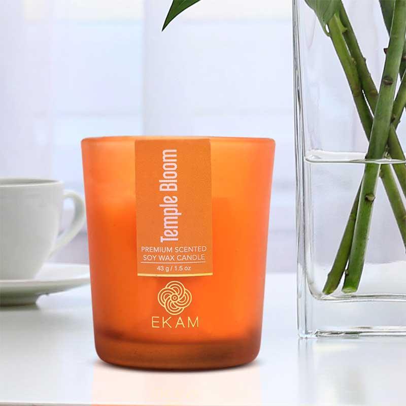 Temple Bloom Shot Glass Scented Candle
