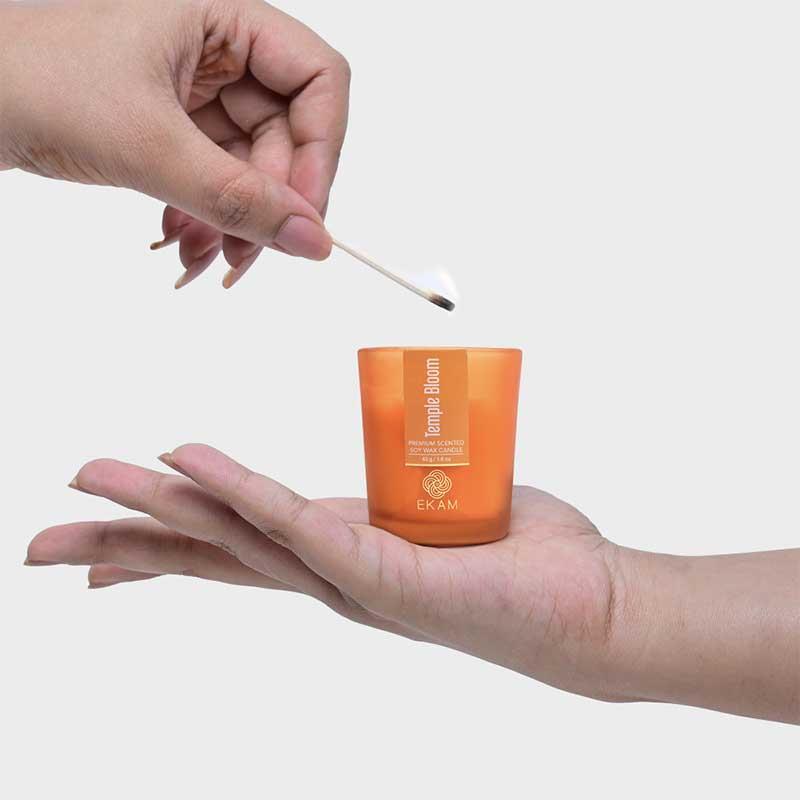 Temple Bloom Shot Glass Scented Candle