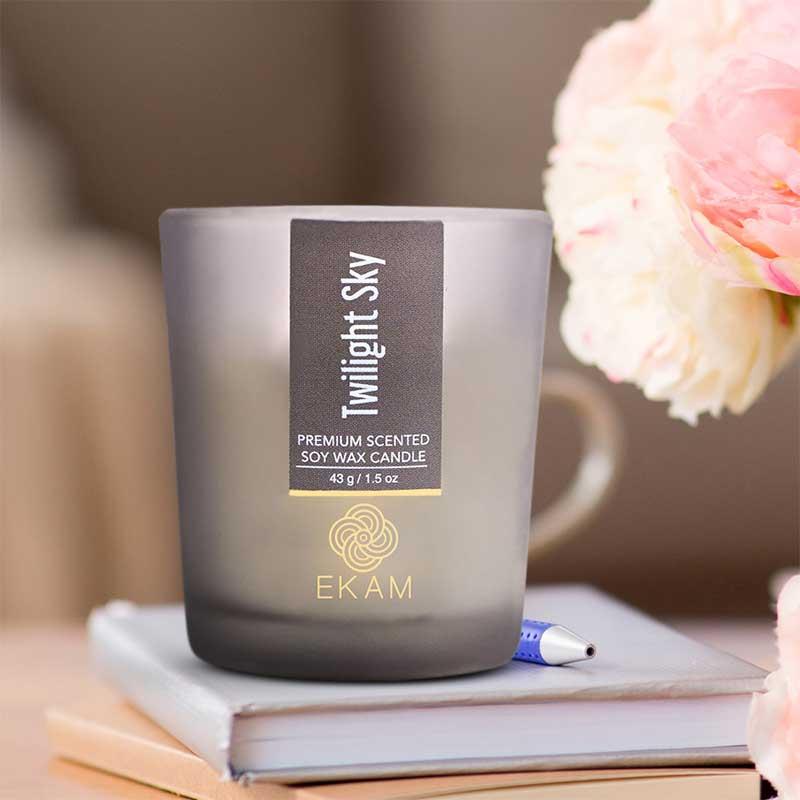Twilight Sky Shot Glass Scented Candle
