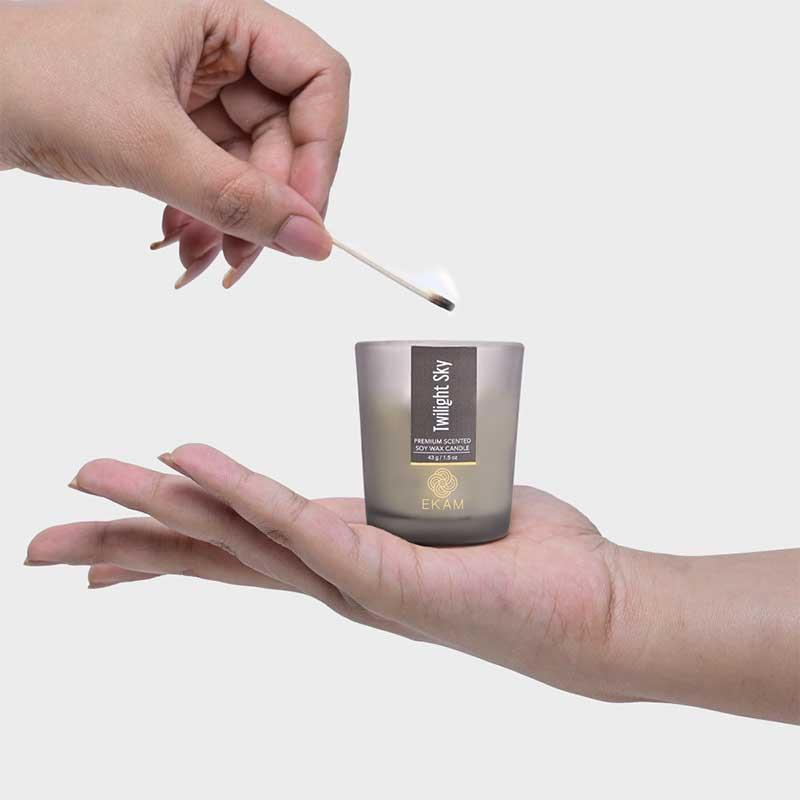 Twilight Sky Shot Glass Scented Candle