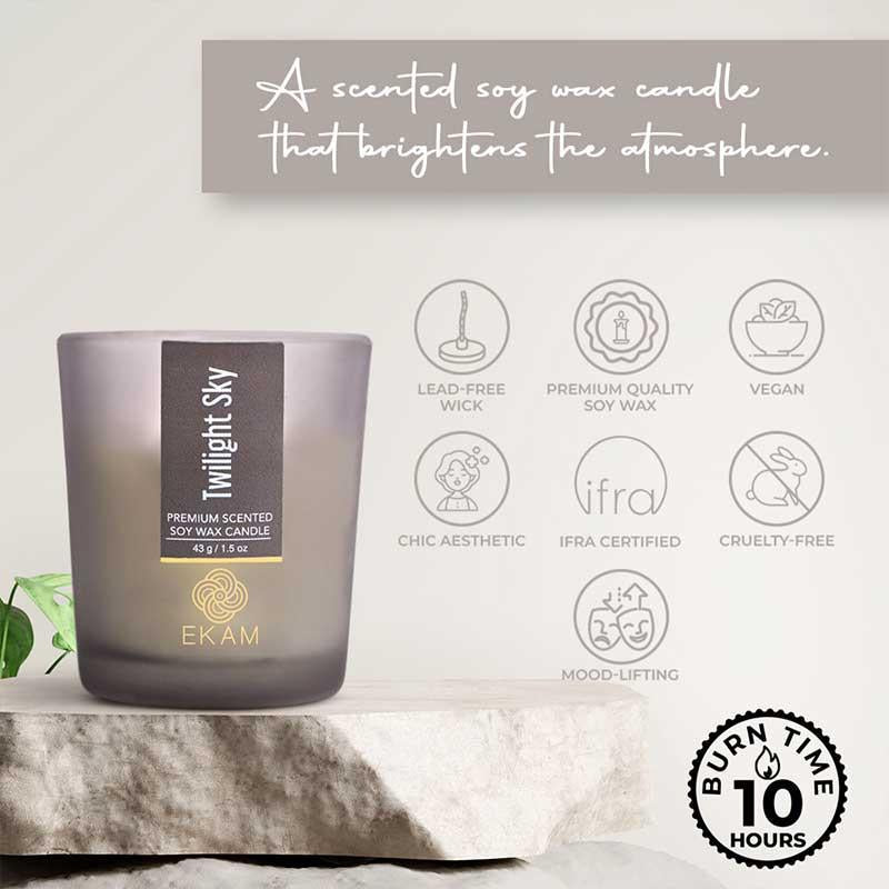 Twilight Sky Shot Glass Scented Candle