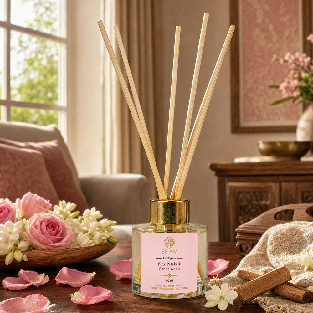 PINK PETALS & SANDALWOOD REED DIFFUSER