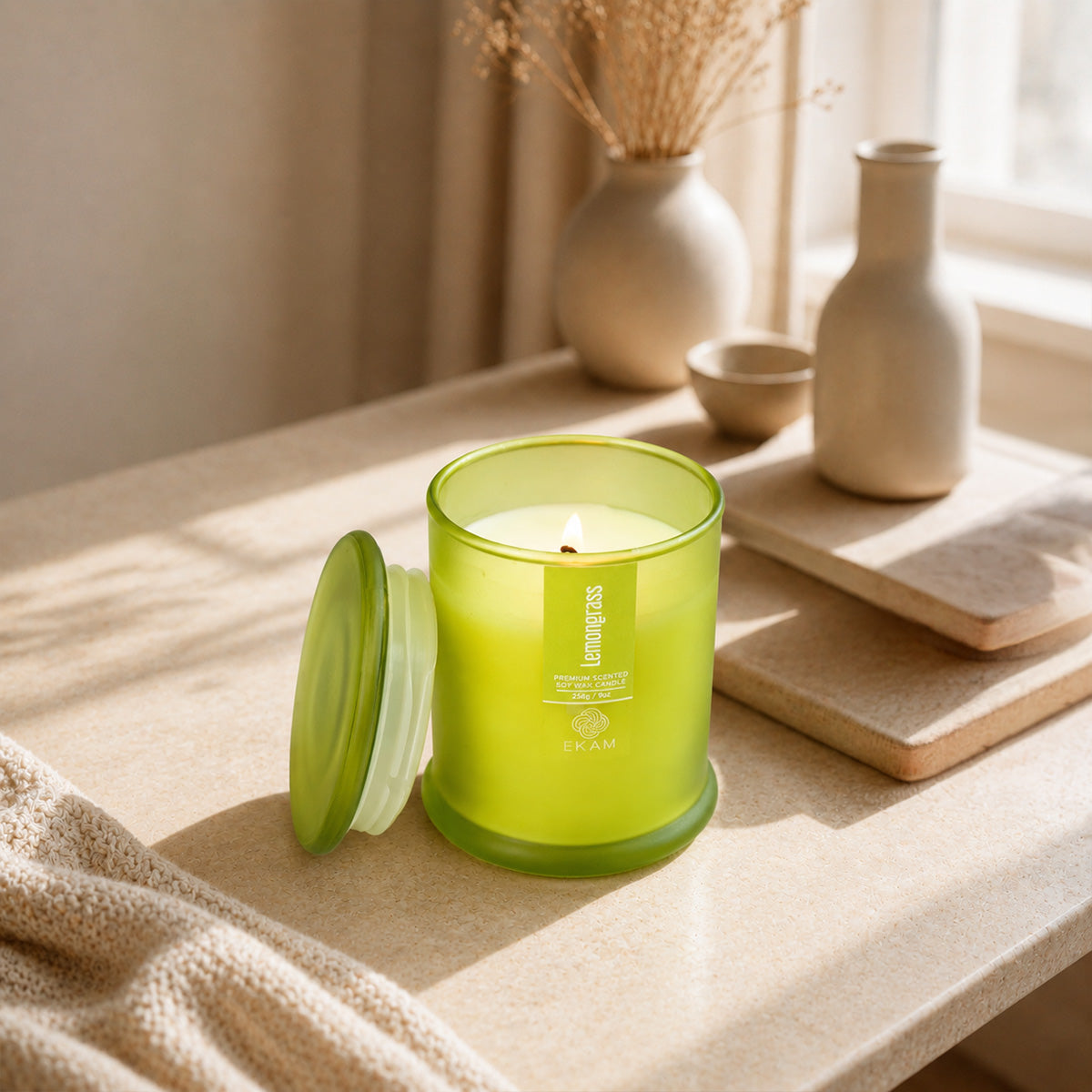 Lemongrass Ring Jar Scented Candle