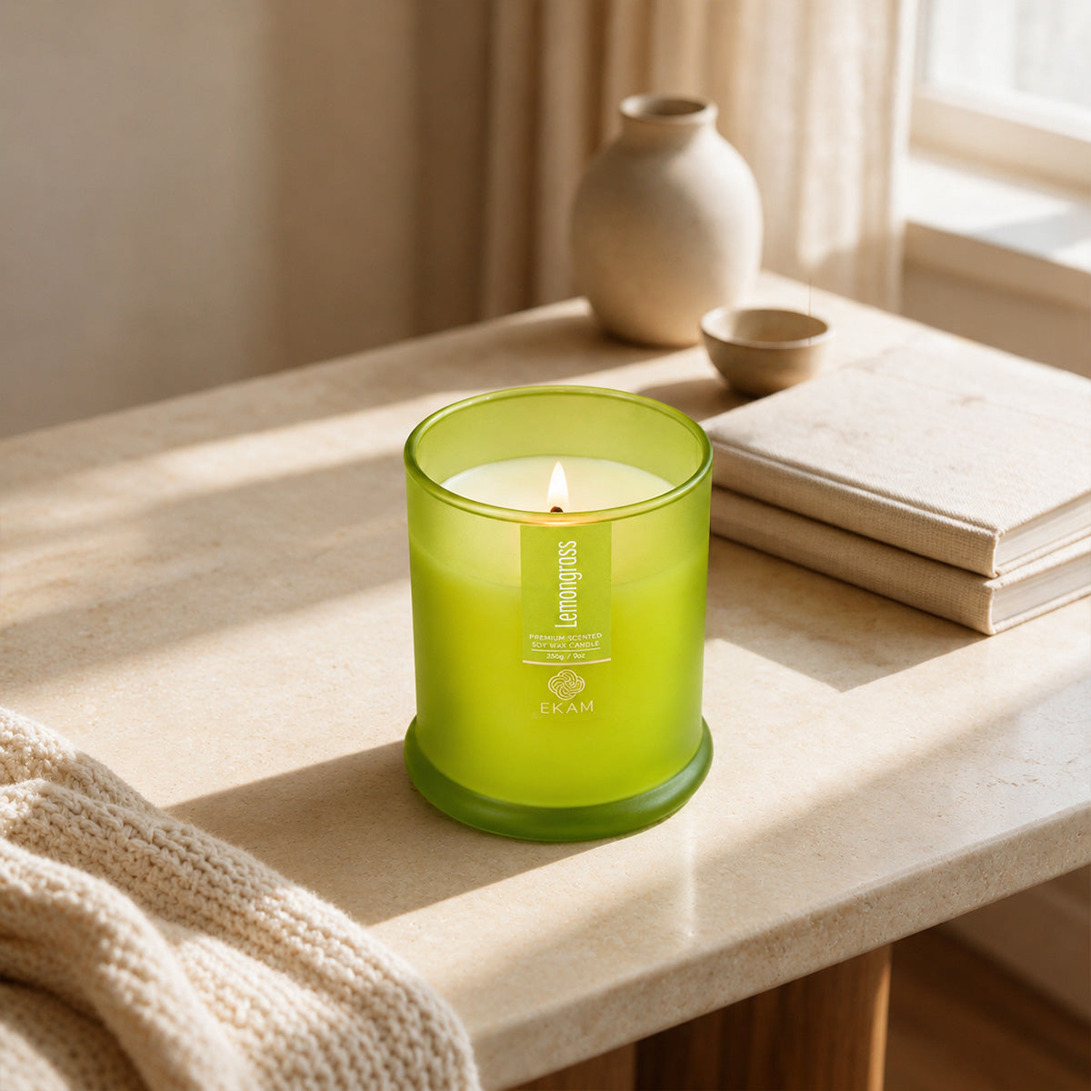 Lemongrass Ring Jar Scented Candle