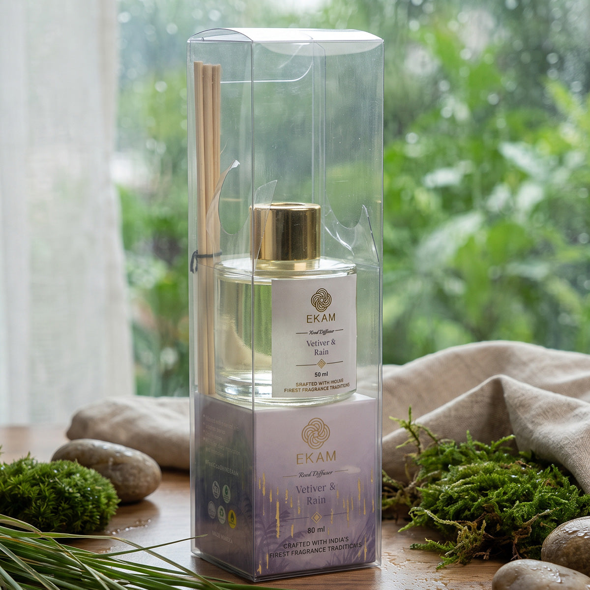 VETIVER & RAIN REED DIFFUSER - 50ml