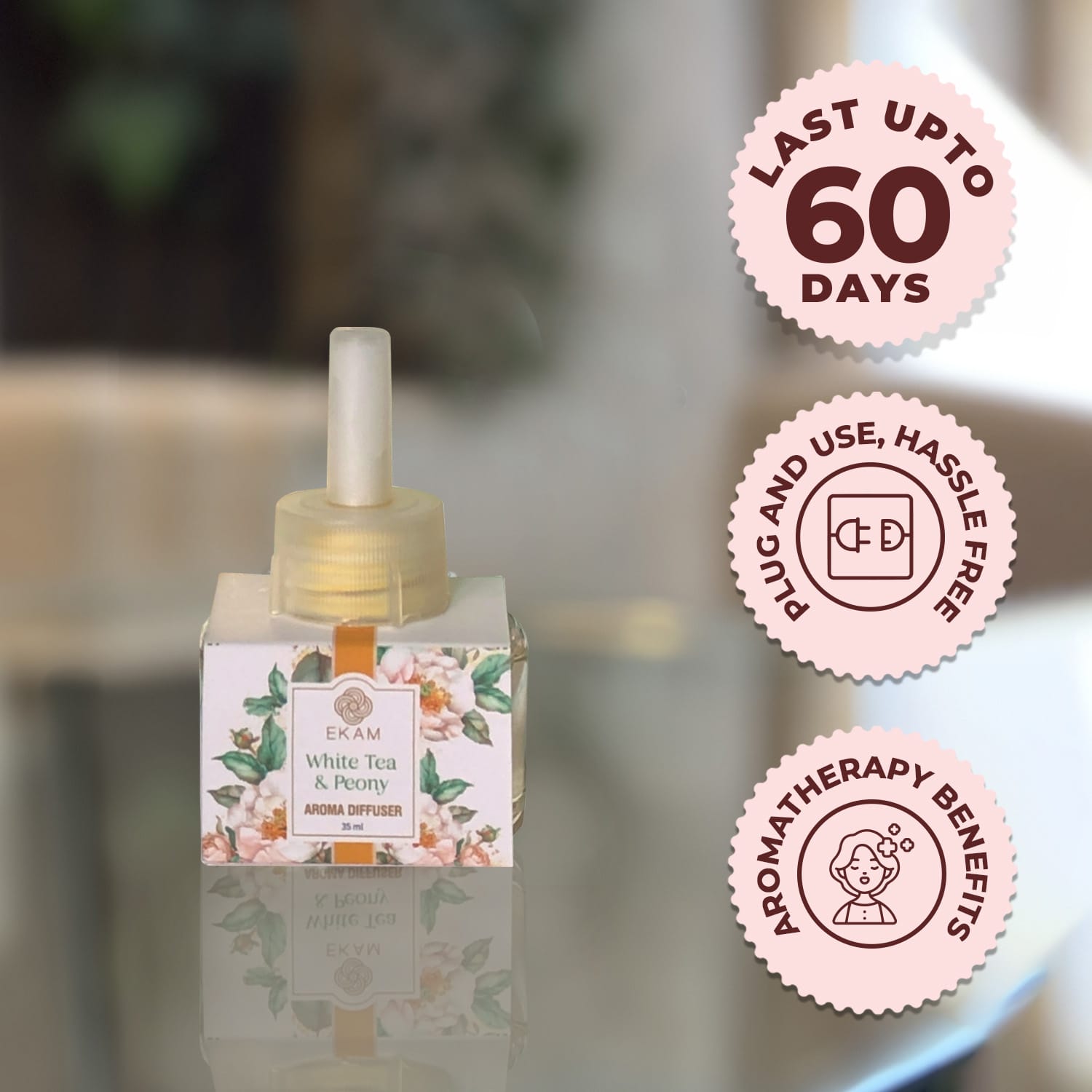 Deep Forest Scented Aroma Diffuser and 1 Refill Free