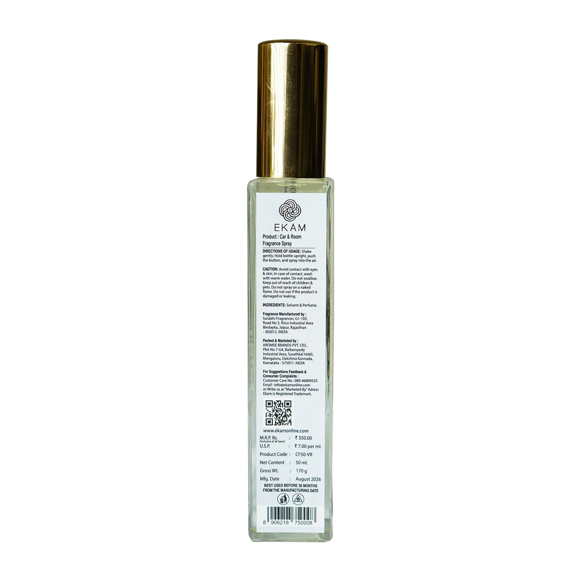 VETIVER & RAIN ROOM & CAR SPRAY