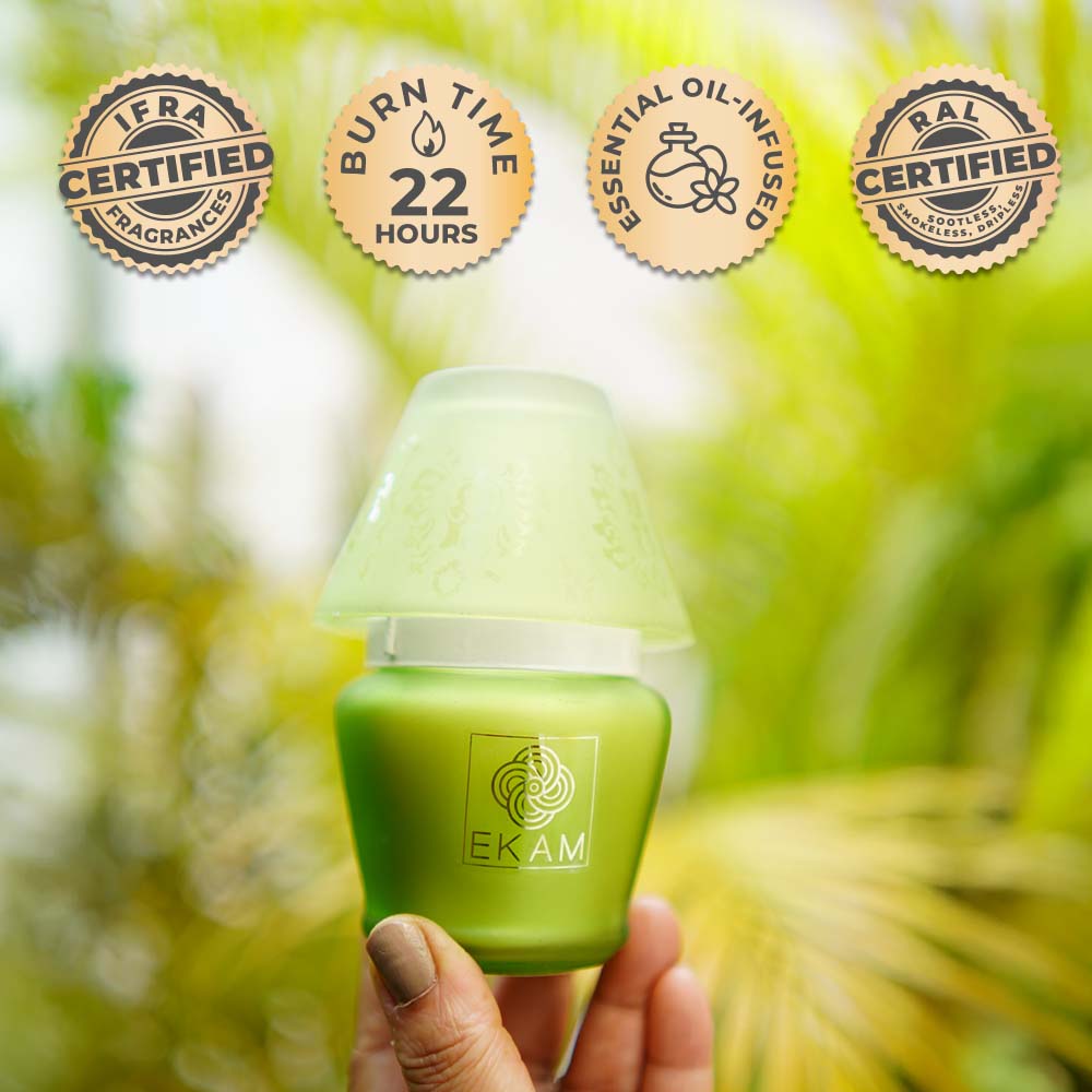 Herb Garden Lampshade Scented Candle