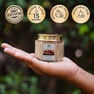 Sandalwood Hexa Jar Scented Candle