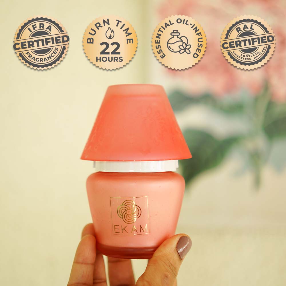Rose Lampshade Scented Candle