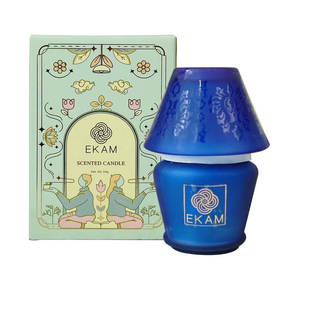 Black Tea & Pomegranate Lampshade Scented Candle
