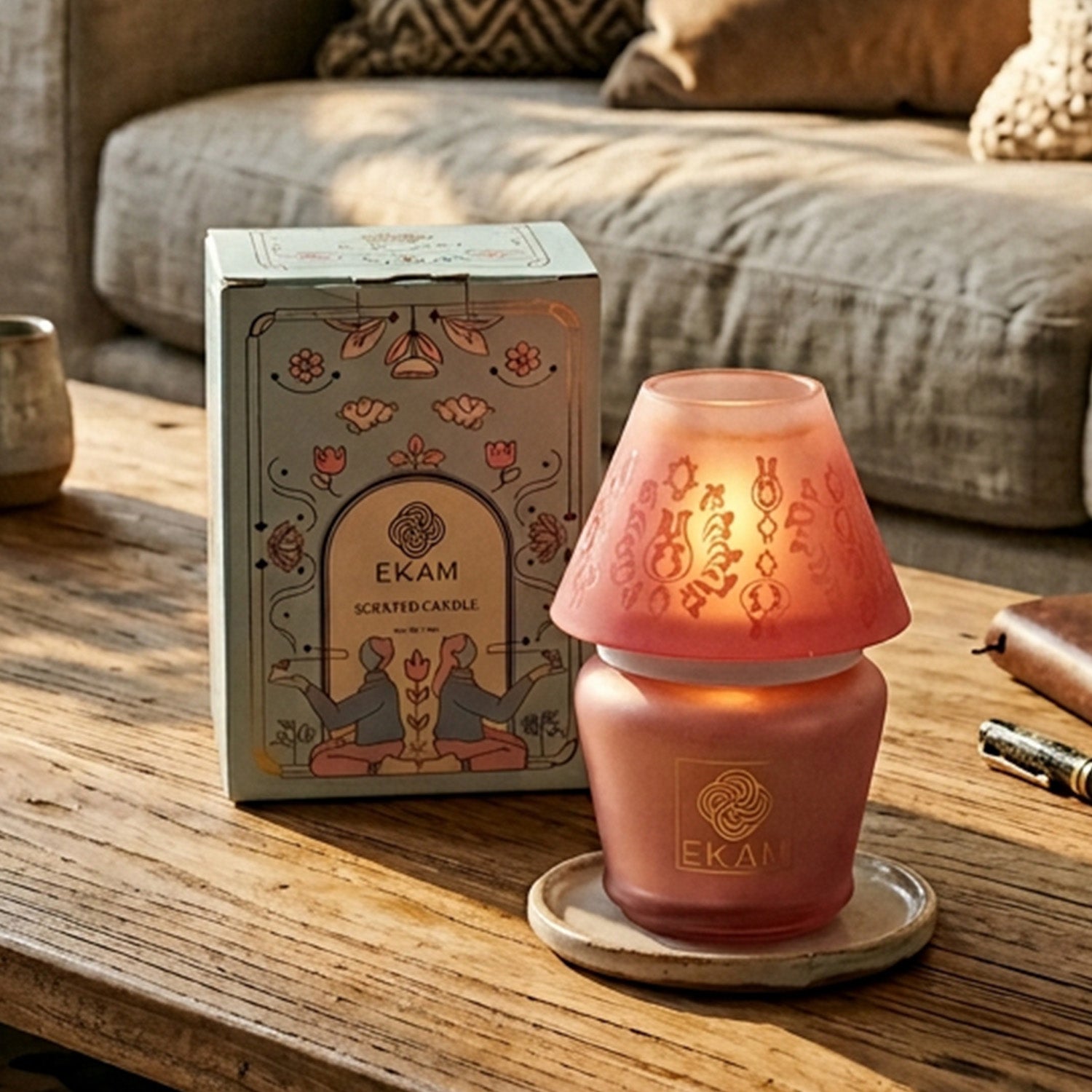 Rose Lampshade Scented Candle