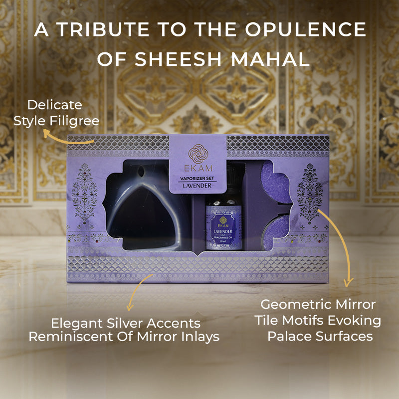 Lavender Scented 10 ml Vaporizer Set| Festive Sheesh Mahal Collection, 2025-26