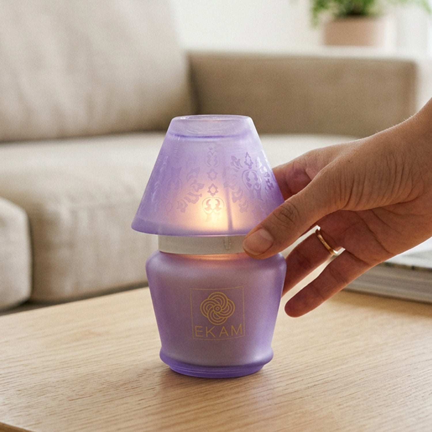 Lavender Lampshade Scented Candle