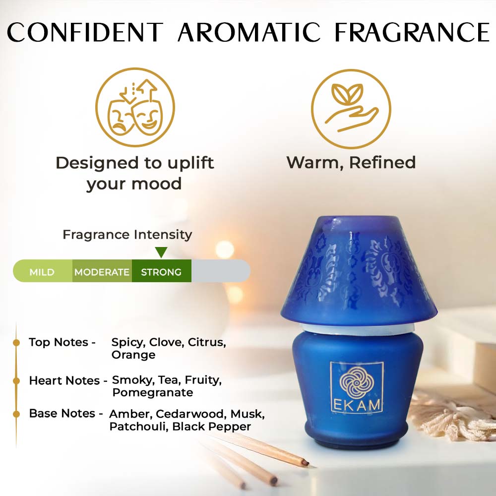 Black Tea & Pomegranate Lampshade Scented Candle