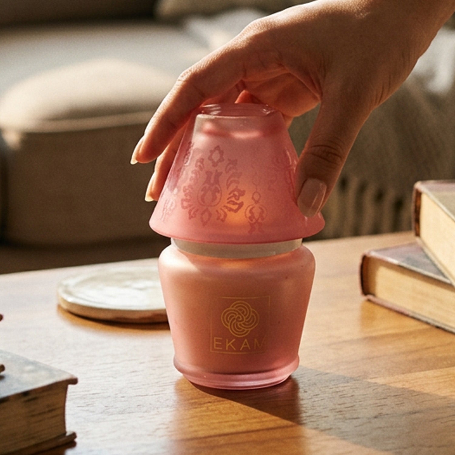 Rose Lampshade Scented Candle