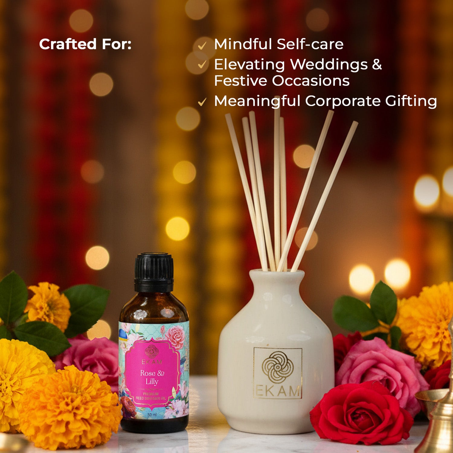 Rose & Lily Reed Diffuser Set