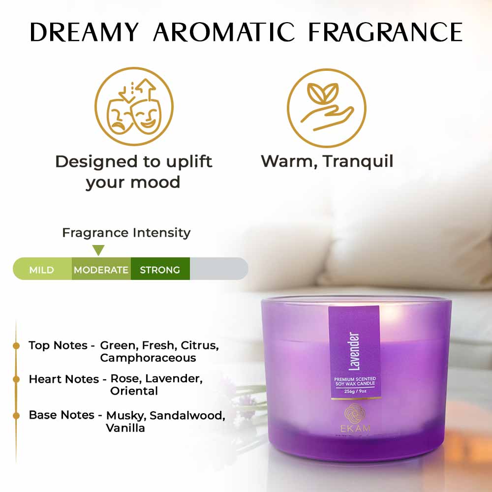 Lavender 3 Wick Scented Candle