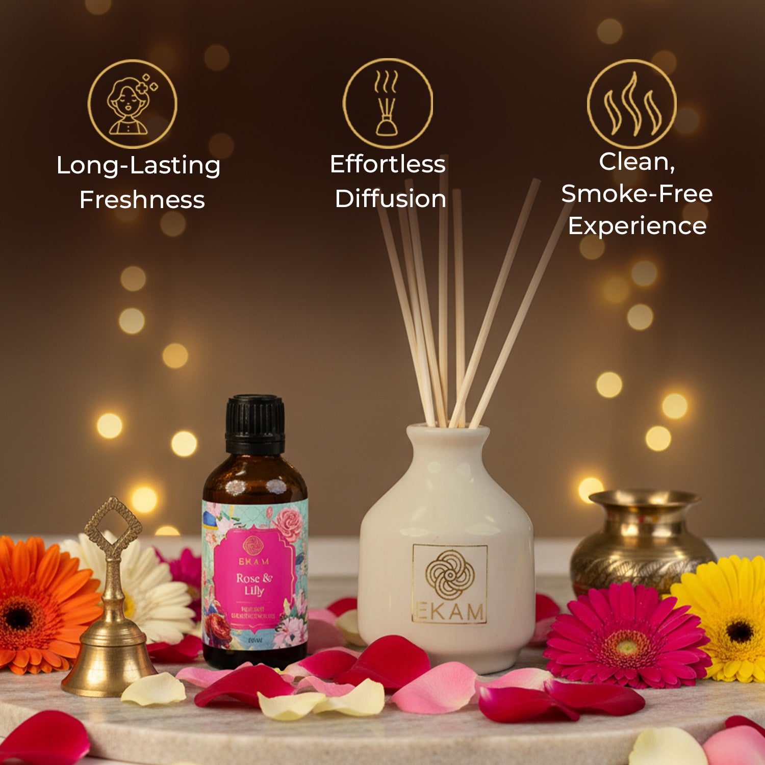 Rose & Lily Reed Diffuser Set
