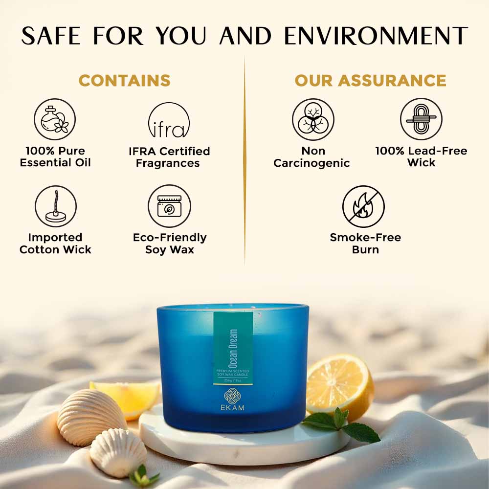 Ocean Dream 3 Wick Scented Candle