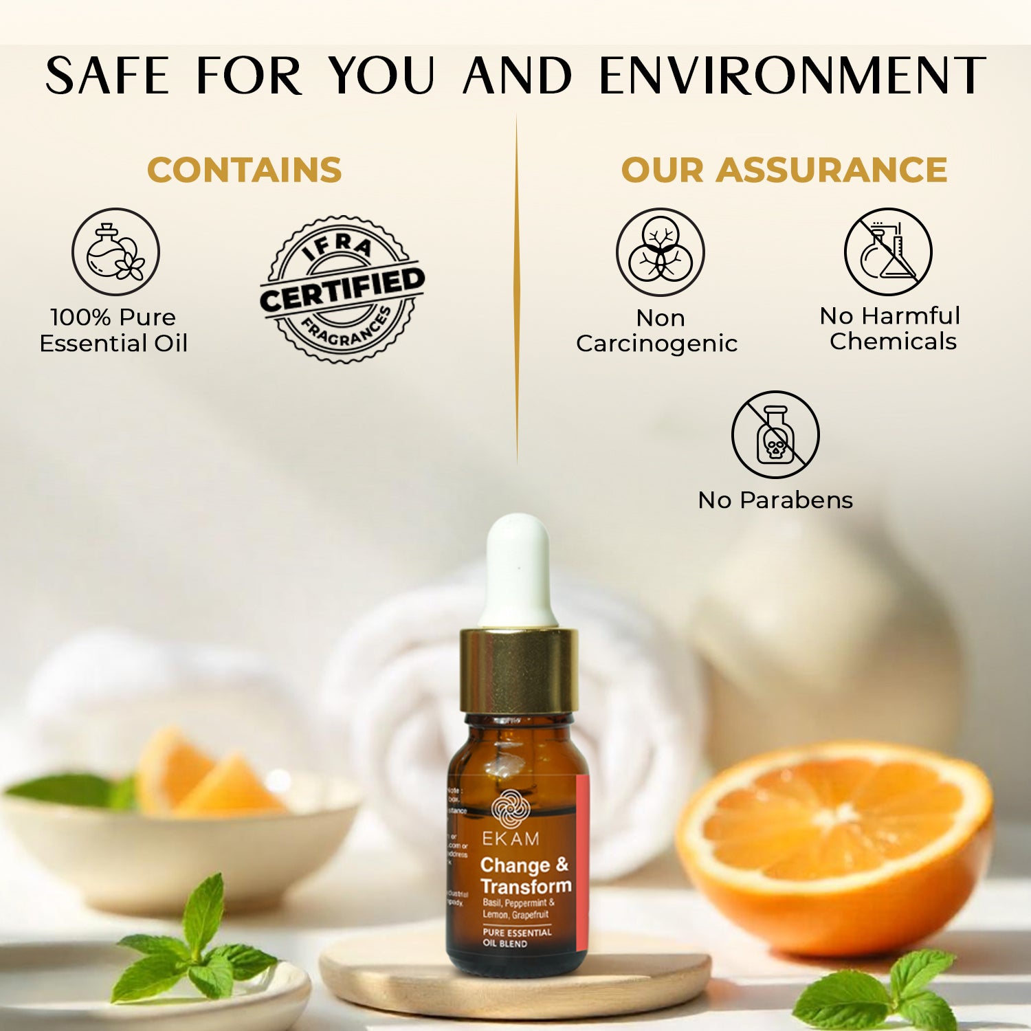 Change & Transform Pure Essential Oil Blend, Aromatherapy Series