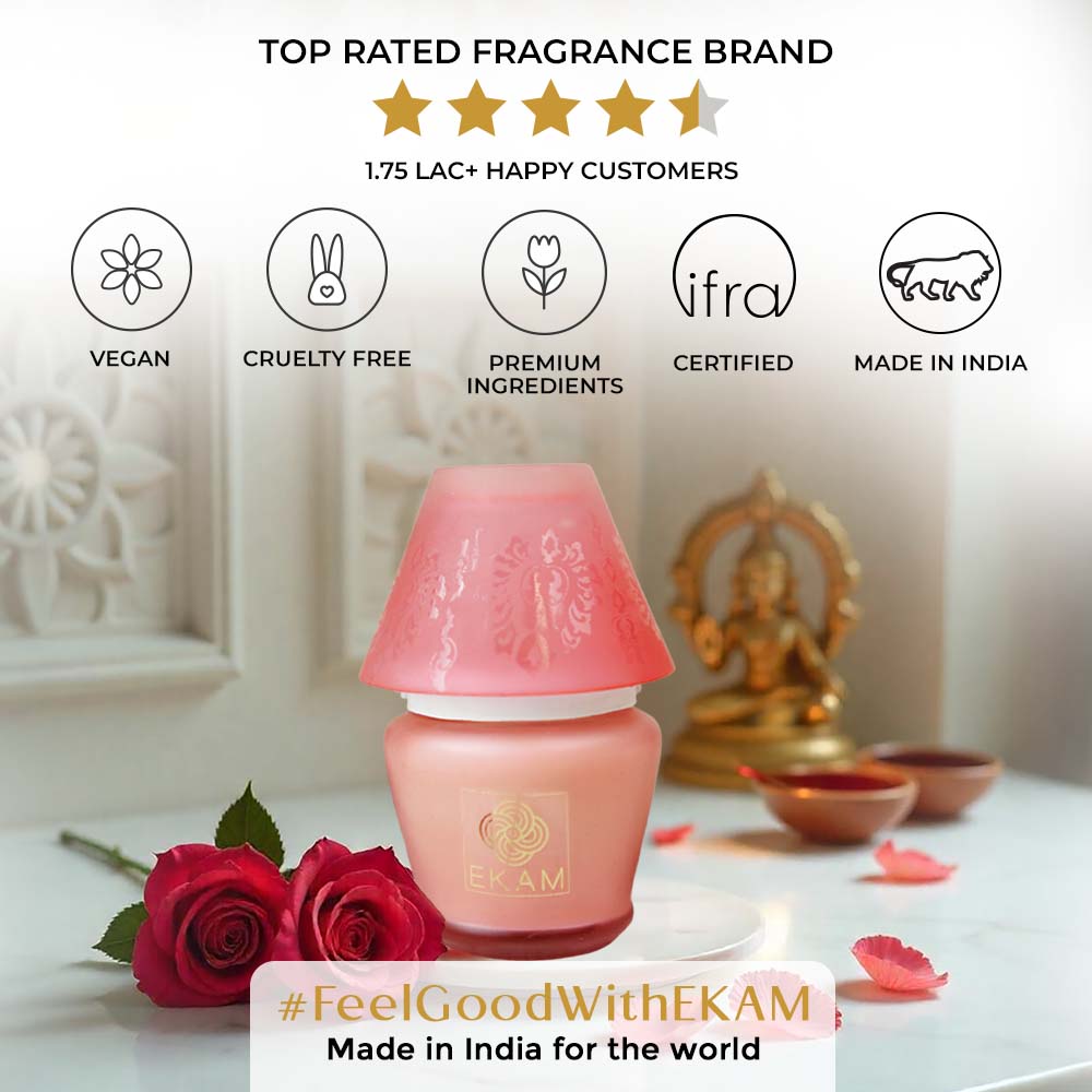 Rose Lampshade Scented Candle