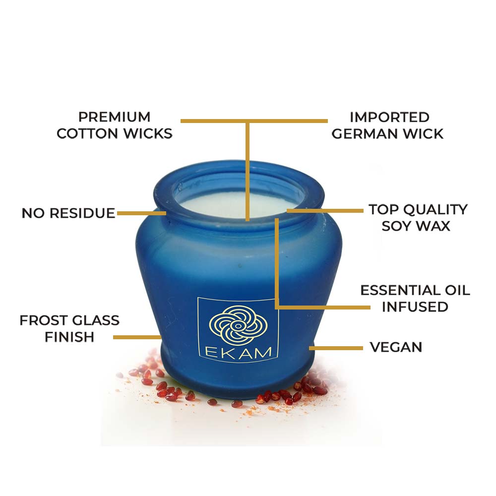 Black Tea & Pomegranate Lampshade Scented Candle