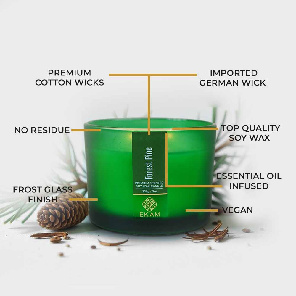 Forest Pine 3 Wick Scented Candle
