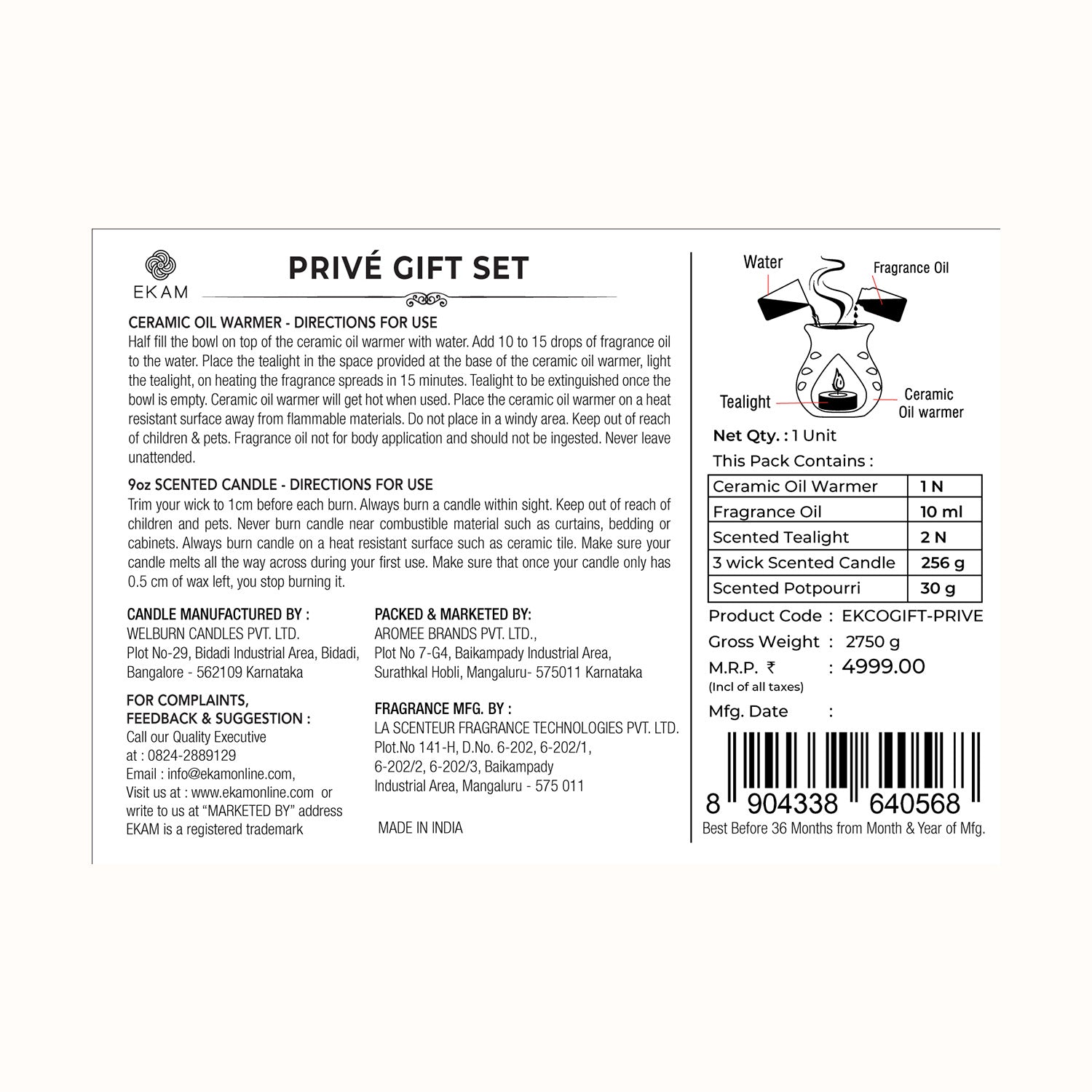 Stone Palace Prive Gift Set| Festive Stone Palace Collection, 2025-26