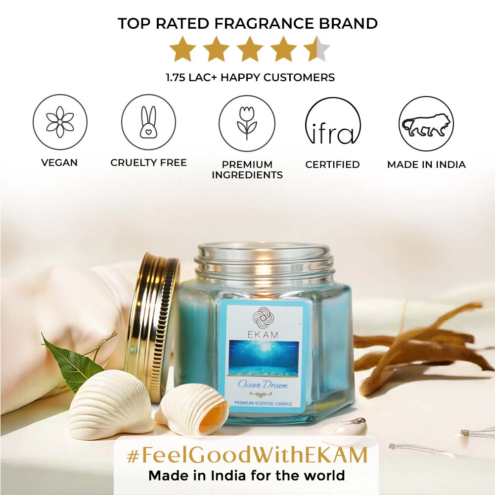 Ocean Dream Hexa Jar Scented Candle