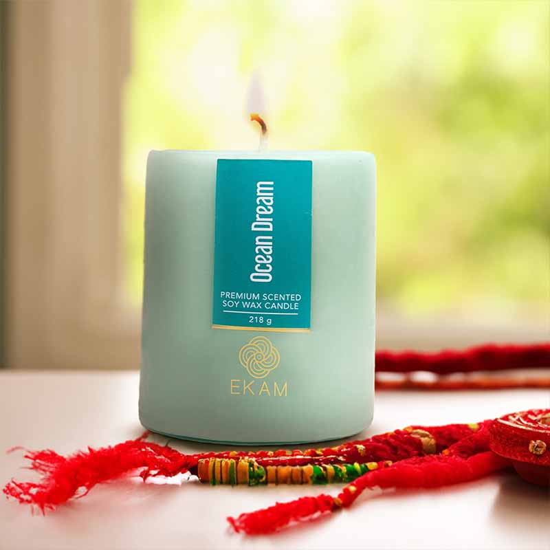Ocean Dream Pillar Scented Candle