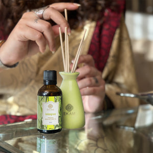 Lemongrass Reed Diffuser Set