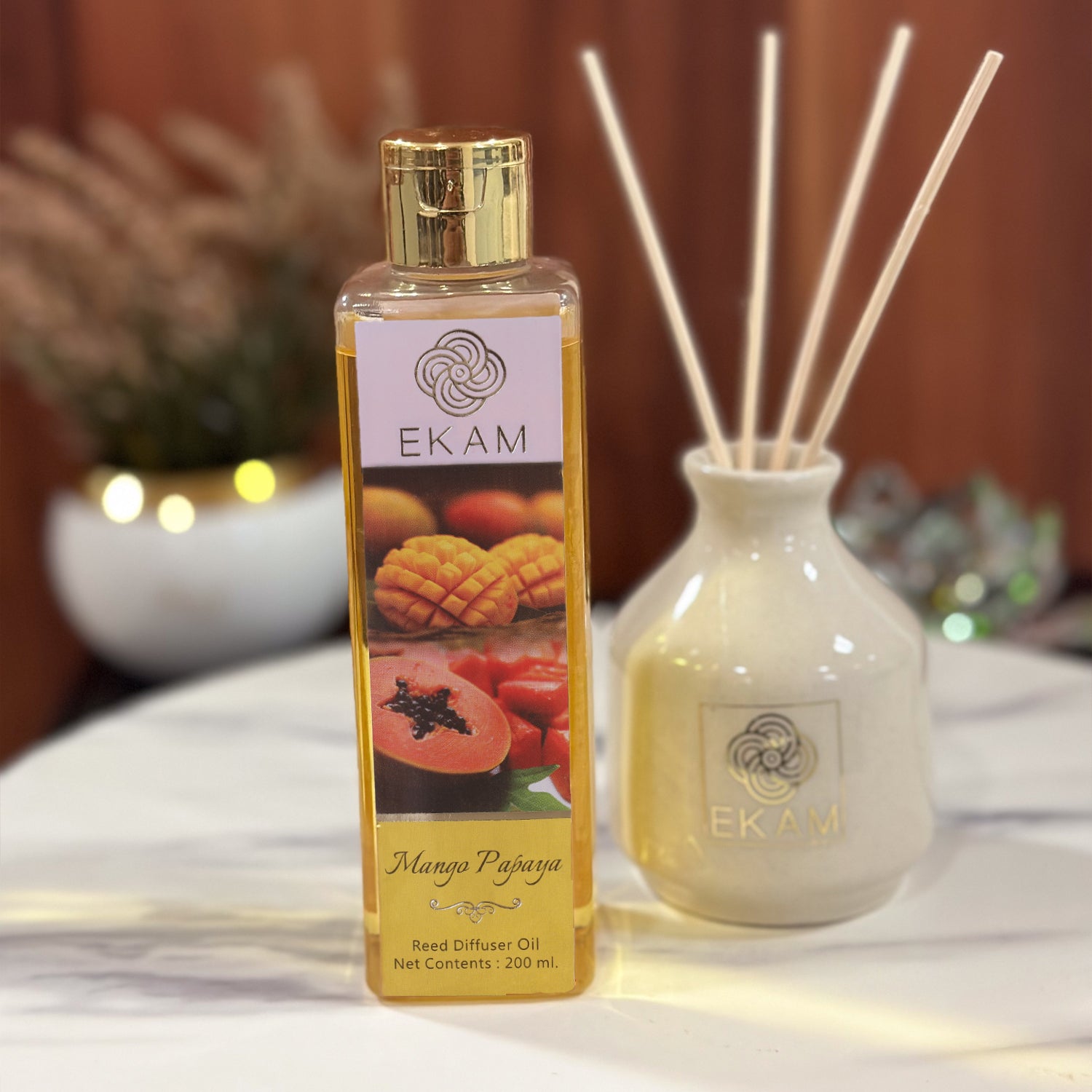 Mango Papaya Reed Diffuser Oil, 200ml
