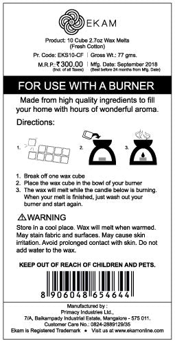 Fresh Cotton Wax Melts
