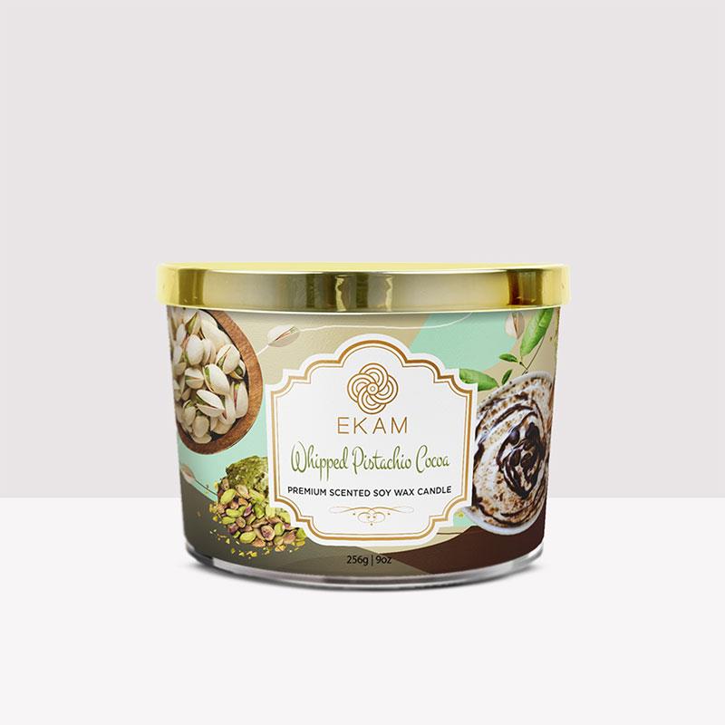 Whipped Pistachio 3 Wick Scented Candle