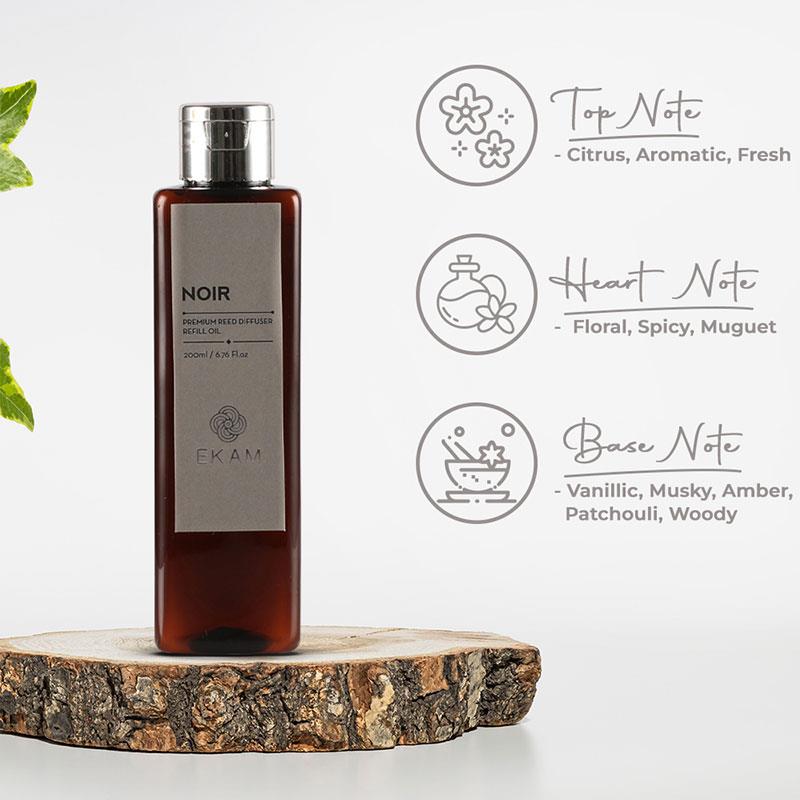 Noir Premium Reed Diffuser Refill Oil, 200ml