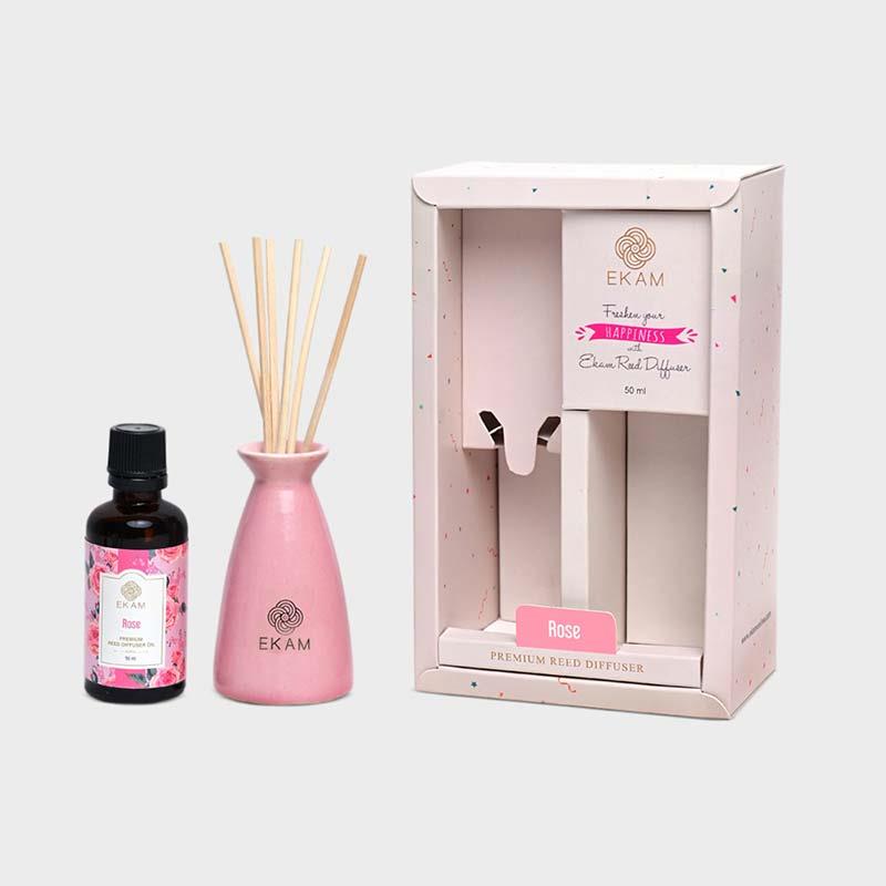 Rose Reed Diffuser Set