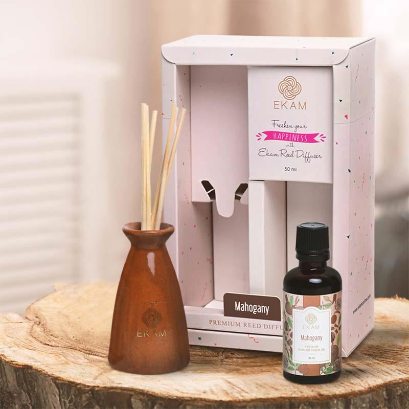 Mahogany Reed Diffuser Set