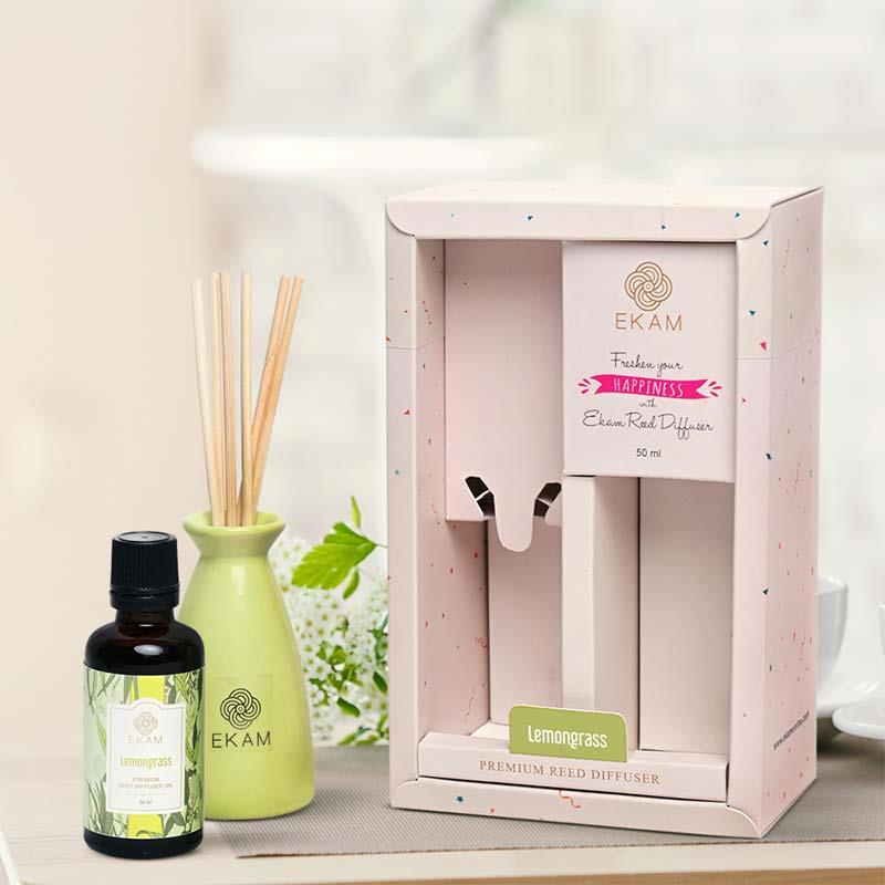 Lemongrass Reed Diffuser Set