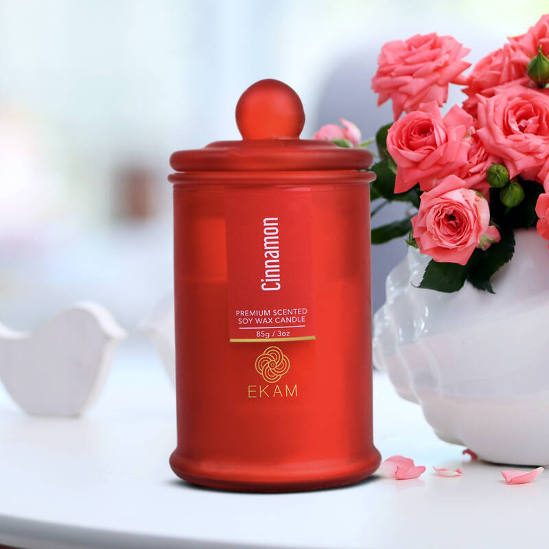 Cinnamon Apothecary Jar Scented Candle