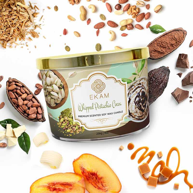 Whipped Pistachio 3 Wick Scented Candle